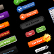 17 Web 2.0 Glossy Buttons pack 17 Web 2.0 Glossy Buttons pack