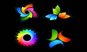 Colorful Logotype Set Colorful Logotype Set