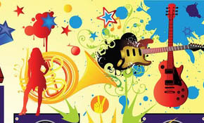 Free Music Party Vectors Free Music Party Vectors
