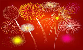Free Vector Fireworks Free Vector Fireworks