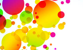 Colorful Bubbly Background Colorful Bubbly Background