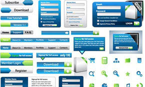 Web Design Elements Vector Set Web Design Elements Vector Set