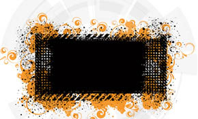 Grungy isolated banner Grungy isolated banner