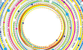 Colorful circle banner background Colorful circle banner background