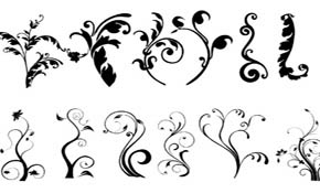 Vector Floral Elements Vector Floral Elements