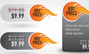 Hot Price Vector Graphic Hot Price Vector Graphic