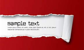 Ripped Paper Red Vector Graphic Ripped Paper Red Vector Graphic
