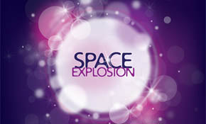 Space Explosion Vector Graphic Space Explosion Vector Graphic