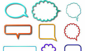 SPEECH BUBBLES VECTOR IMAGE SPEECH BUBBLES VECTOR IMAGE