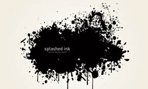 Splashed Ink Vector Graphic Splashed Ink Vector Graphic