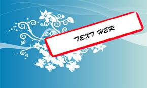 Swirly banner vector Swirly banner vector