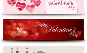 Valentines Banners Vector Graphic Valentines Banners Vector Graphic