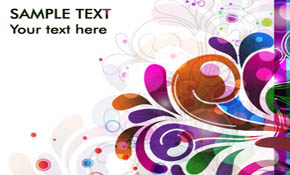 Abstract floral background Abstract floral background