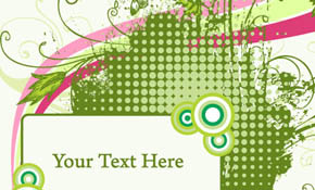 Free Floral Frame Vector