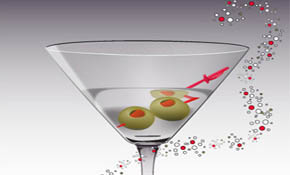 Free Vector Martini Glass