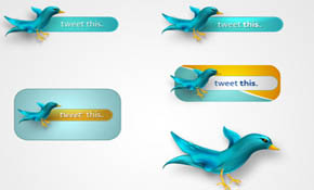 Twitter Icons .PSD