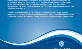 Blue Layout Vector