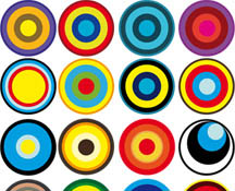 Free vector circle shapes