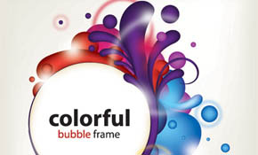 Colorful Bubble Frame