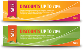 Discount Banners Vector Graphic Discount Banners Vector Graphic