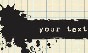 Grungy Splash Vector