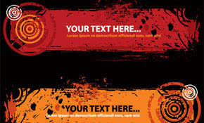 Grungy Style Banners