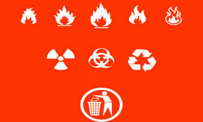 naturals disasters icons pack