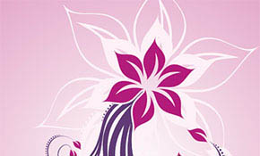 Pinky Card Vector Graphic