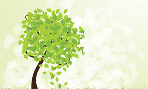 Spring is Here Vector Graphic