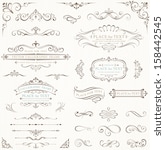 ornate frames and scroll...