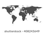 world map vector  isolated on...