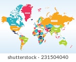 world map countries